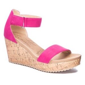 CL by Chinese Laundry Women's Kaya Comfort Fitting Wedge Sandals SIZE 7M NWT
